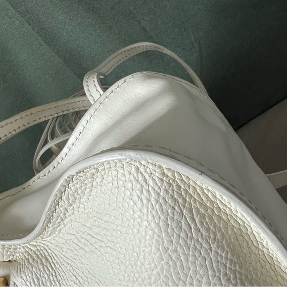 PERFECT FOR RODEO 🤠 Chloe Ivory Leather Fringe Mini Marcie Bag - Special Edition - Picture 7 of 16